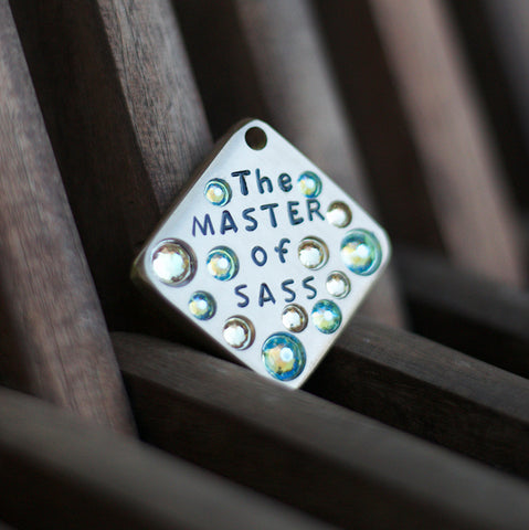 Brass 1.25" Dog Tag
