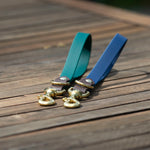 Training tab leash for dogs. Solid Brass hardware.