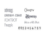 Custom Basic Shape Crystal Tag