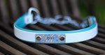 Collar Name Plate With Swarovski Crystals