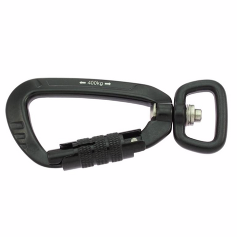 Black locking carabiner in australia